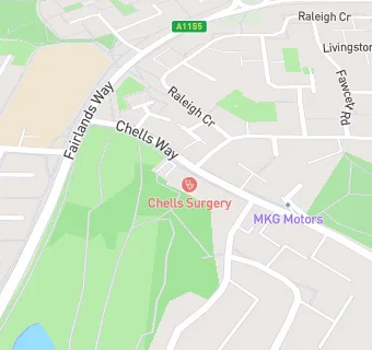 map for Chells Surgery