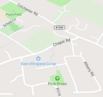 map for West Bergholt Pharmacy