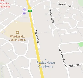 map for Rowles House Care Home