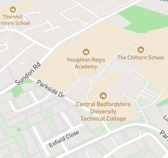 map for Hillcrest School