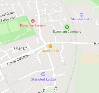 map for Elsenham Fish Bar