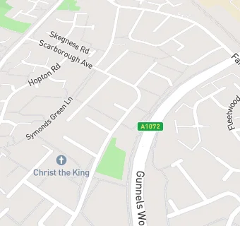 map for Symonds Green Dental Practice