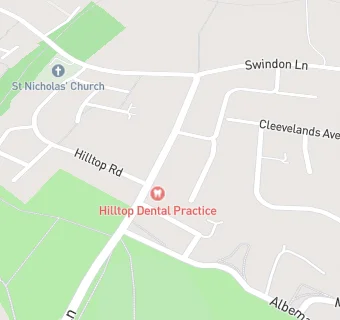 map for Hilltop Dental Practice