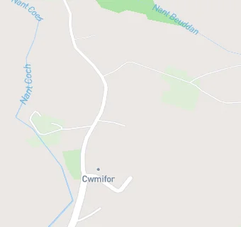 map for Cwmifor C.P. School