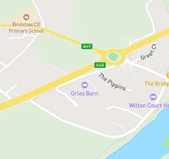 map for Orles Barn Hotel