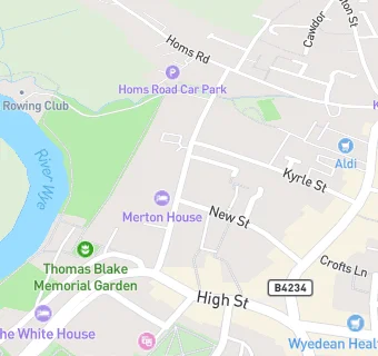 map for Merton House Hotel