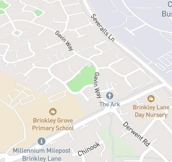 map for Brinkley Grove Primary School