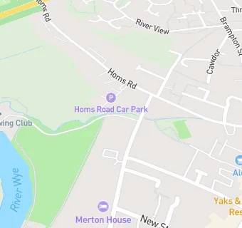 map for Ross Rowing Club