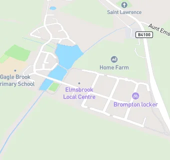 map for Bicester Community Hub