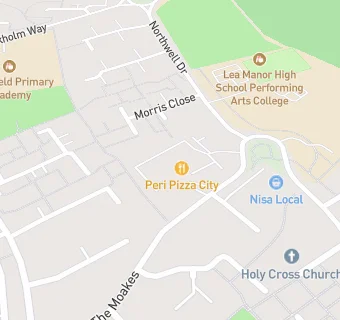 map for Pizza City & Peri Peri Grill Cottage