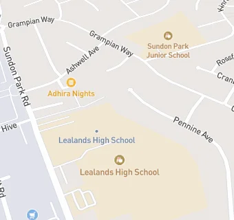 map for Lealands High School