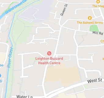 map for Leighton Buzzard Health Centre