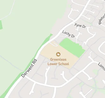 map for Greenleas School