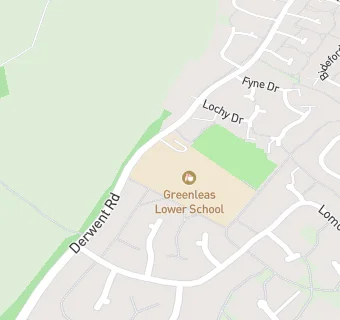 map for Greenleas Lower School