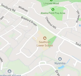 map for Southcott Lower School