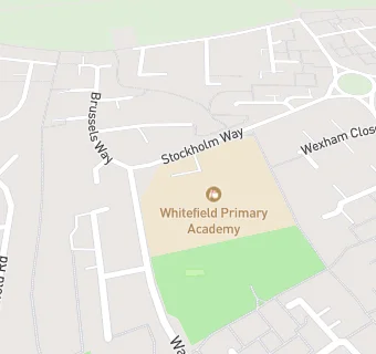 map for Whitefield Primary School