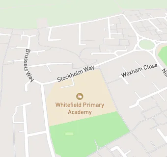 map for Whitefield Infant School