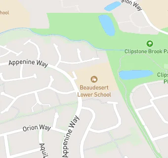 map for Beaudesert Lower School