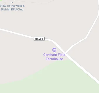 map for Corsham Field Farmhouse