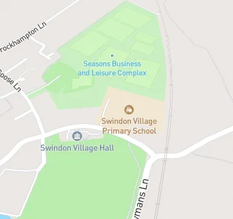 map for Swindon Village Primary School