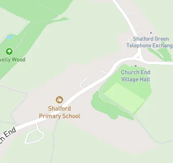 map for Shalford Primary School