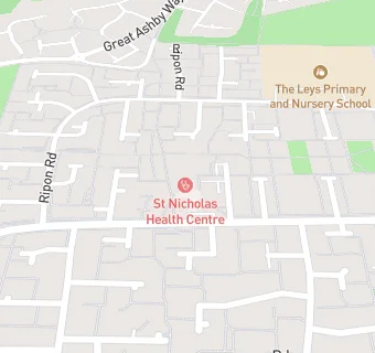 map for St Nicholas Health Centre