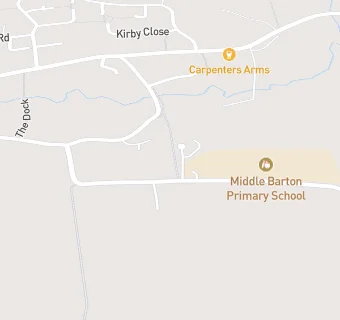 map for Dolce At Middle Barton Primary School