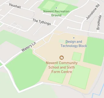 map for Newent Community School and Sixth Form Centre