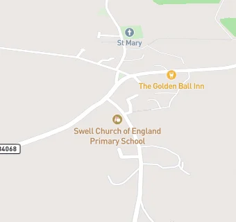 map for Swell Church of England Primary School