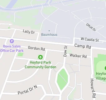 map for Heyford Park Pantry Food Bank