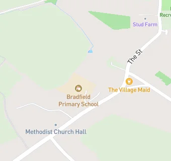 map for Bradfield Primary School