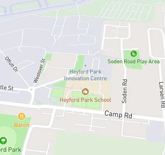 map for Heyford Park School