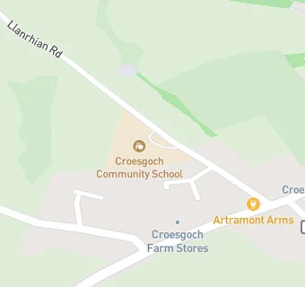 map for Croesgoch C P School