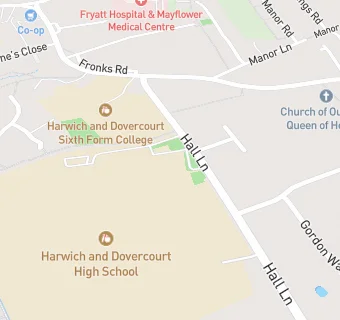 map for Harwich School The Lighthouse Canteen