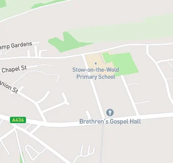 map for Stow On The Wold Nursery School