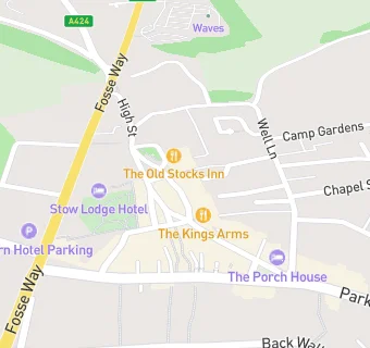 map for The Stag At Stow