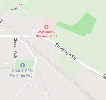 map for Wymondley Nursing Home