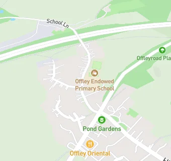 map for Offley Endowed Primary School and Nursery