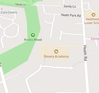 map for Dovery Down Lower School