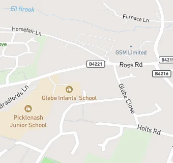 map for The Federation Of Newent Schools