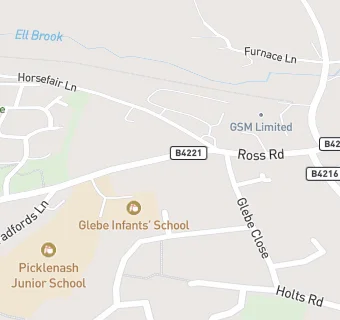 map for Picklenash Junior School