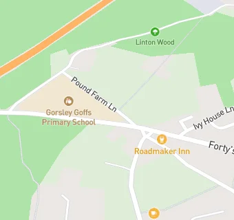 map for Gorsley Goffs Primary School