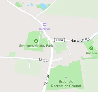 map for Bradfield Parish Church