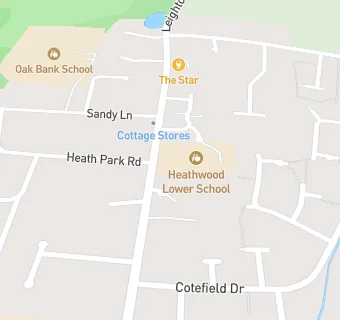 map for Heathwood Lower School