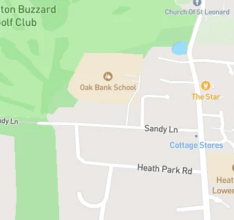 map for Oak Bank School