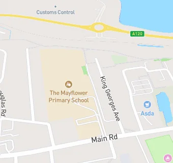 map for The Mayflower Primary School