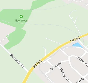 map for Halstead Hall Care Home