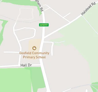 map for Gosfield Community Primary School