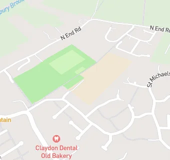 map for Steeple Claydon School and Pre-School