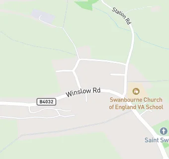 map for Swanbourne Church of England VA School